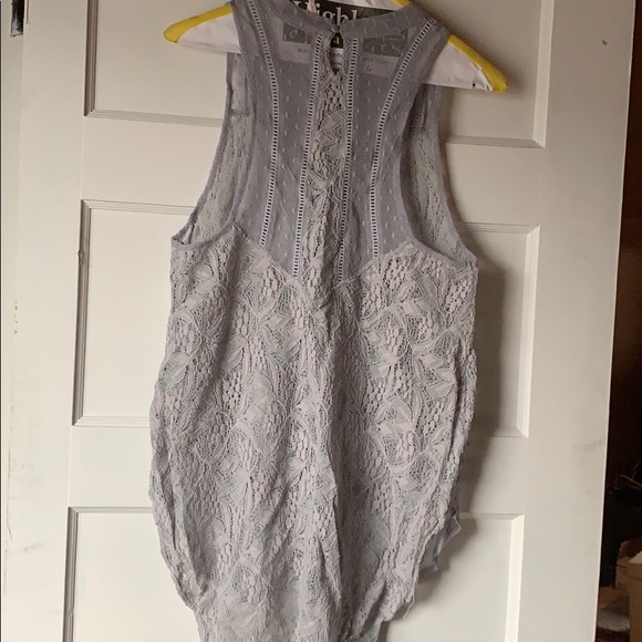 Free People Lace Asymmetric Top - Festival Ready - Picture 2 of 3